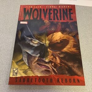 Marvel Wolverine Comic with Red and Yellow Cover